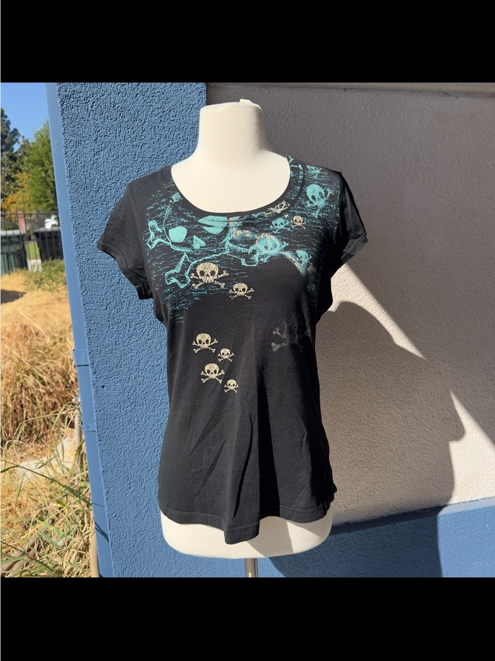 Y2K Self Esteem Skull T-Shirt